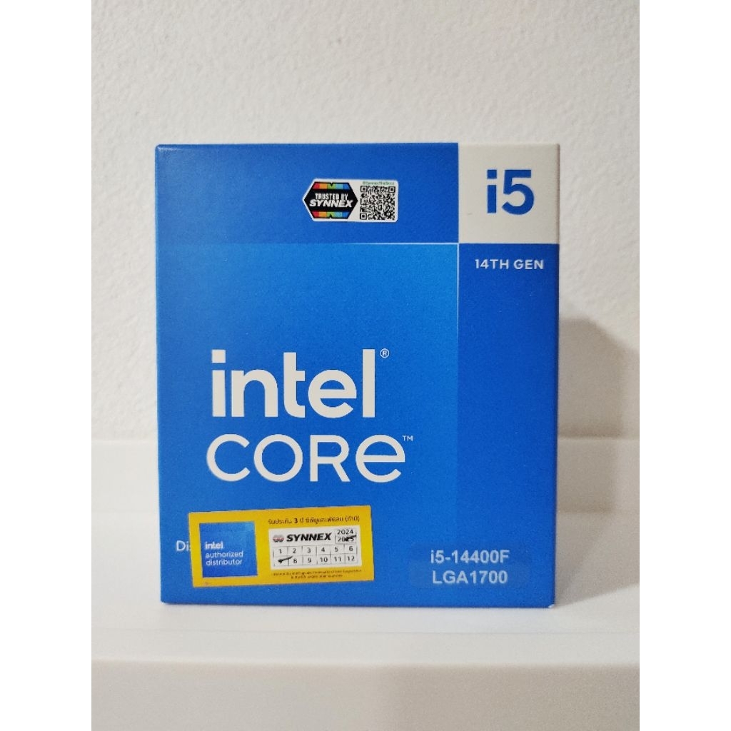 CPU INTEL CORE I5 14400F ของใหม่ มือ1 ประกัน advice ถึงวันที่ 26/06/2571