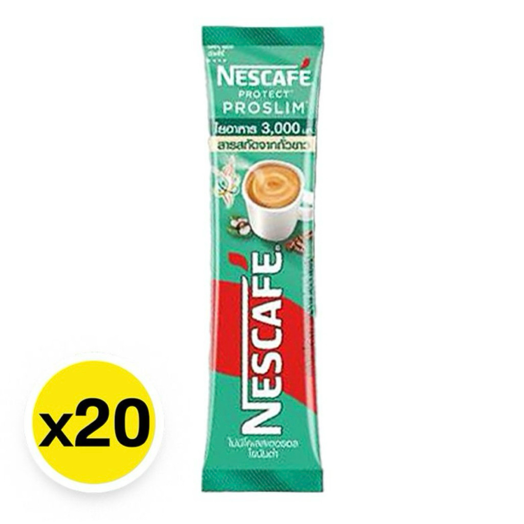 Nescafe เนสกาแฟ กาแฟสำเร็จชนิดผง 3in1 โพรสลิม 15กรัม (20ซอง) กาแฟซอง