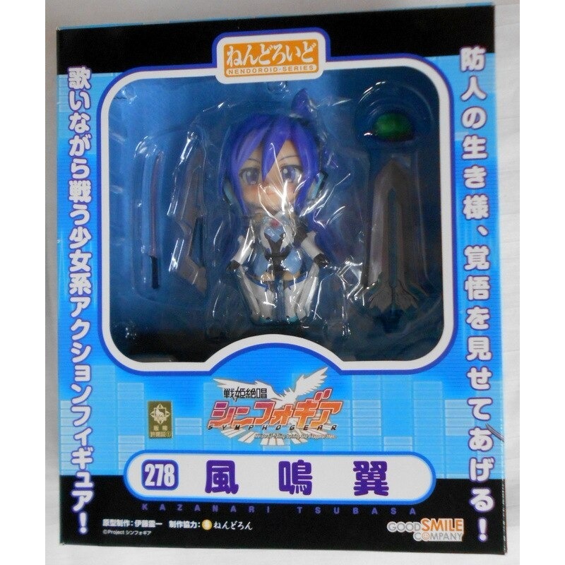 Good Smile Company Nendoroid 278 Senki Zesshou Symphogear Tsubasa Kazanari Figure Japan