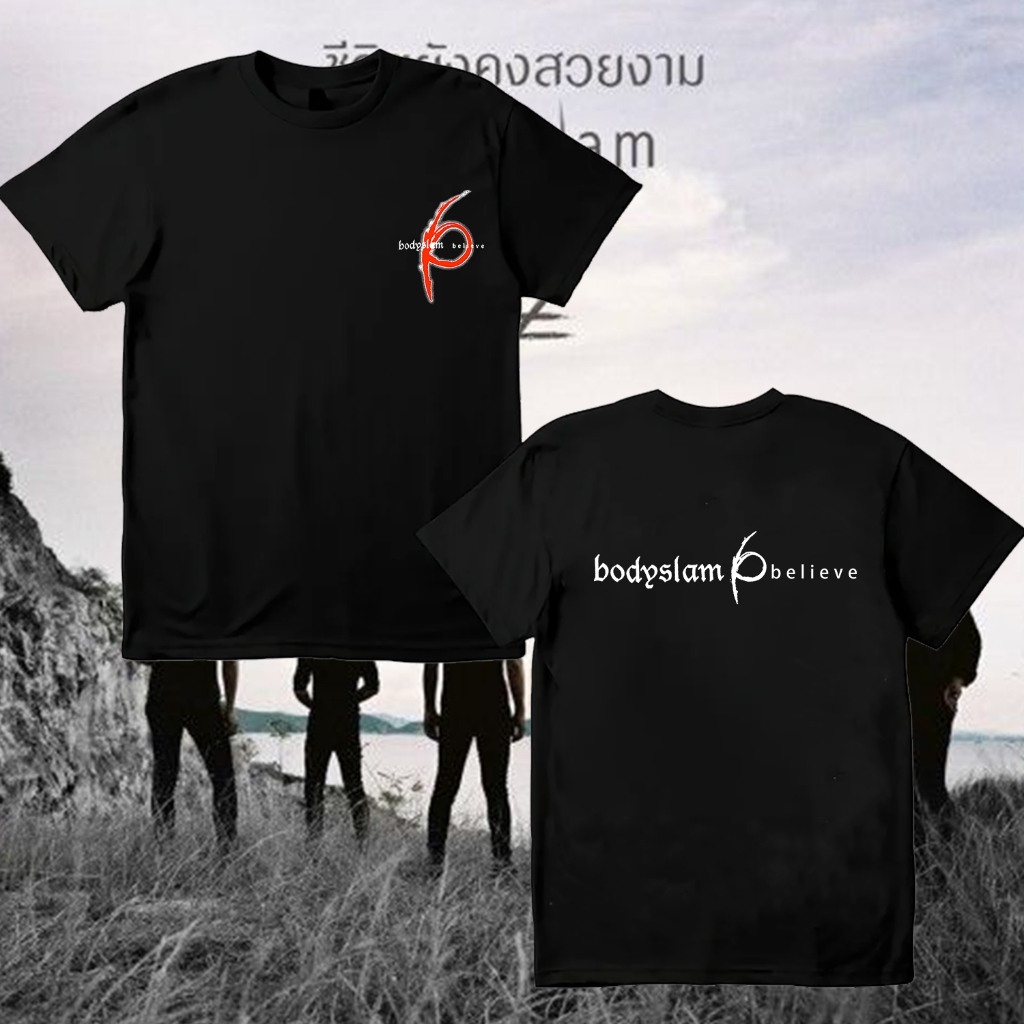 เสื้อ รูปแบบใหม่ เสื้อยืดพิมพ์ลาย Bodyslam T-shirt ผ้านุ่ม ระบายอากาศได้ไม่หดตัว
