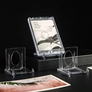 BERYFAM ขาตั้งการ์ด ขาตั้งการ์ด ขากรอบรูป cardstand toploader Pokemon พับได้ พกพาได้ ซีรีส์Blueberry