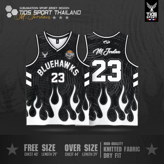 เสื้อกล้ามบาส BLUEHAWKS 23กางเกงแยก มี4สีให้เลือก