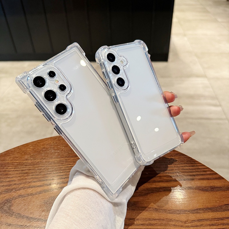 เคสใสสำหรับ Samsung A55 A56 A16 A36 A26 A05S A54 A35 A25 A22 A15 A05 A54 A50 A50S S25 S24 Ultra FE เคสโทรศัพท์มือถือป้อ - ภาพย่อย 3
