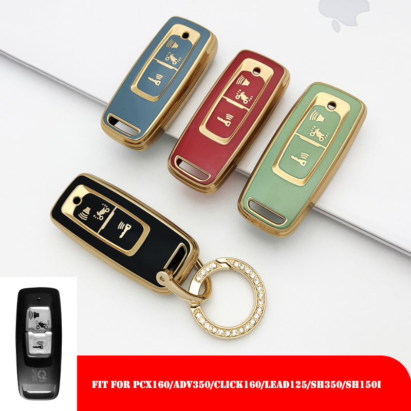 เคสกุญแจ Forza 350 / PCX160 / Click160 /Lead125 เคสกุญแจรีโมทรถจักรยานยนต์ Tpu สําหรับ
