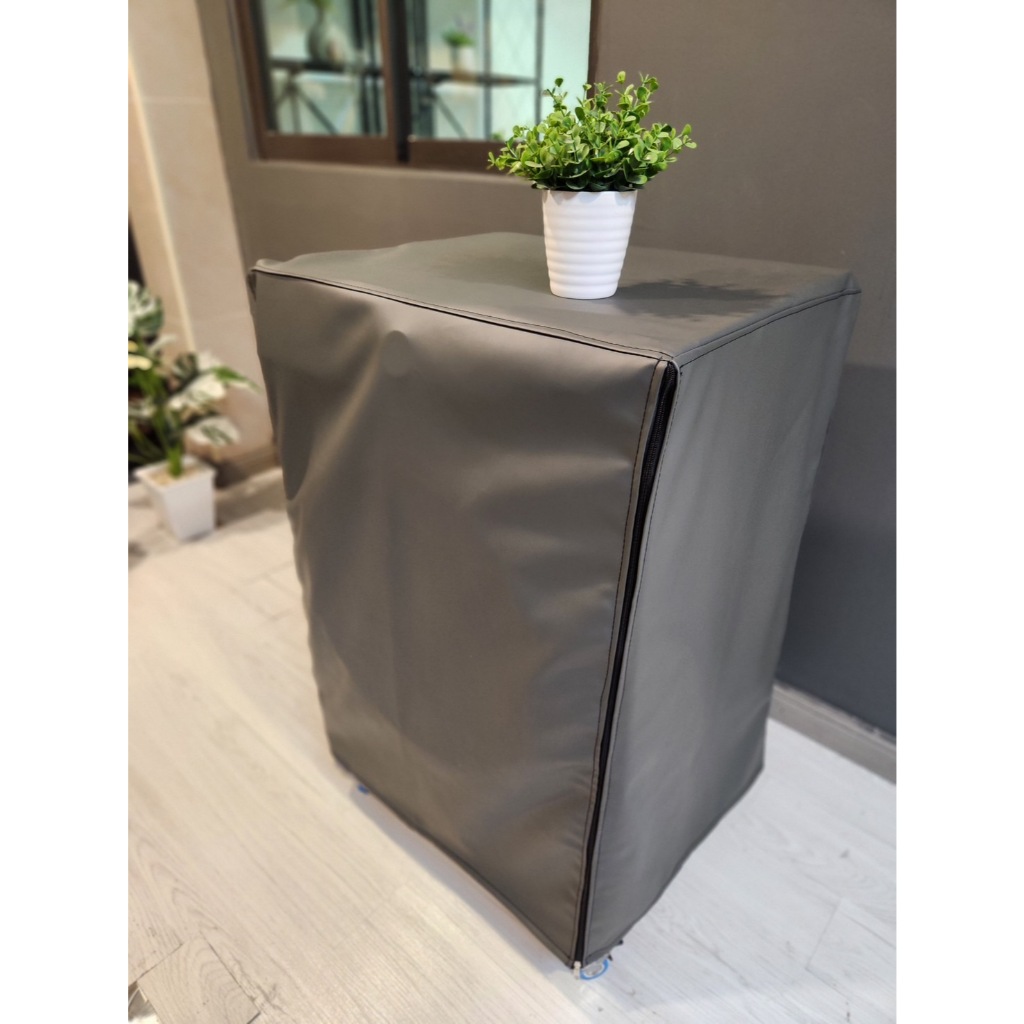 ผ้าคลุมฝาหน้า ผ้าคลุมเครื่องซักผ้า คลุมทุกด้าน เนื้อผ้าเกรดA ทนแดดทนฝนใช้ได้กับทุกรุ่น