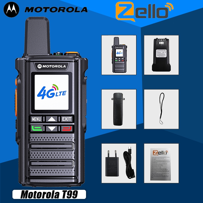 MoTo Zello T99 สามารถโทร 4G เชื่อมต่อ WiFi และใส่ซิมการ์ด ตำแหน่ง GPS Bluetooth 5000KM