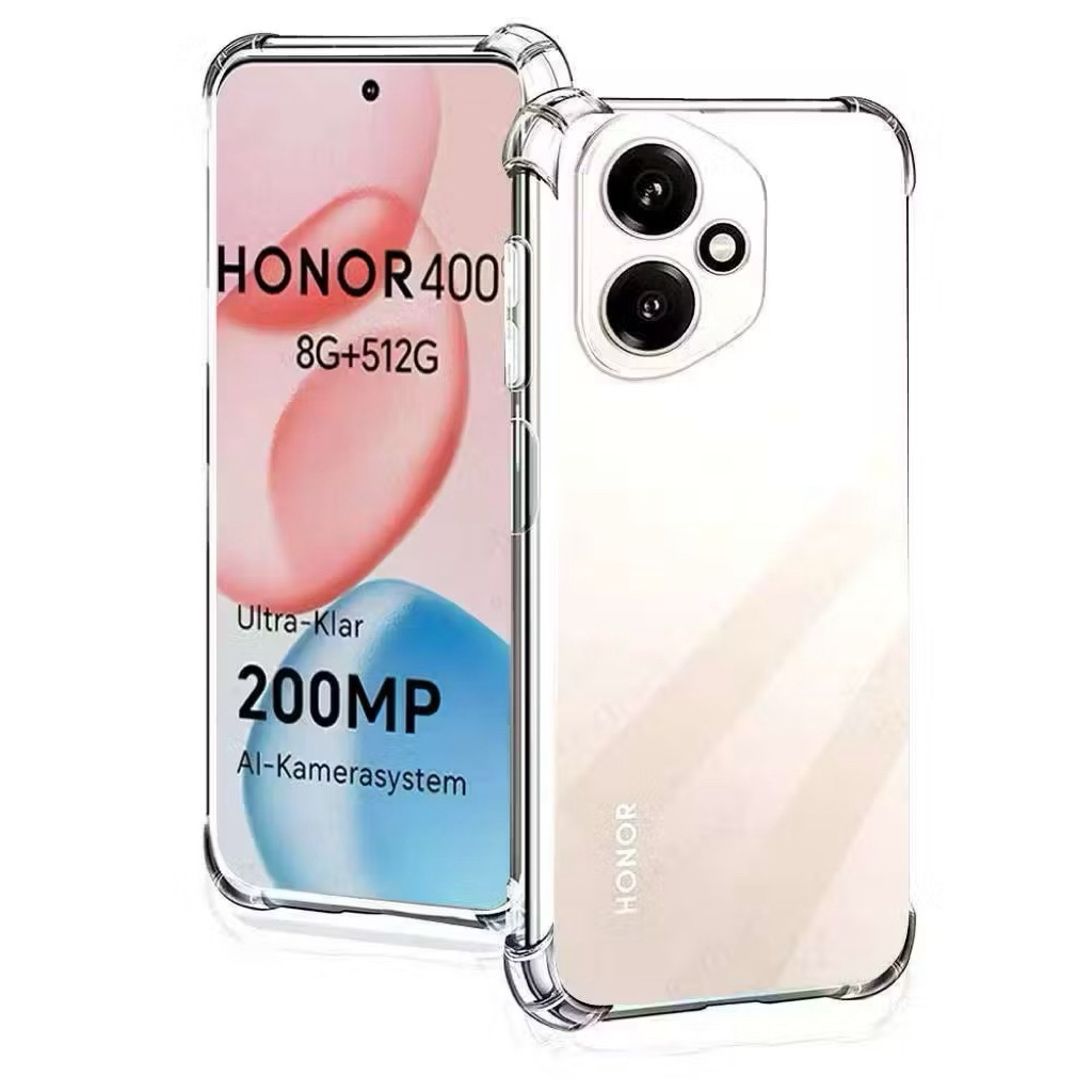 พร้อมส่ง เคสใสกันกระแทก สำหรับHonor 400 /Honor 400 Lite/Honor 400 Pro/Honor Power กันกระแทก4มุม TPU เคสกันกระแทก
