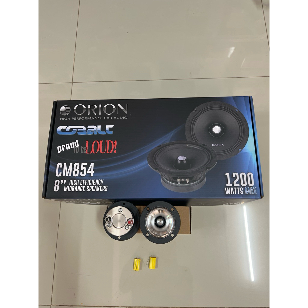 ชุดละ 6549บาท ลำโพง8“ Orion CM854 2ดอก แหลมแม่เหล็กนีโอ 2ดอก ลำโพงติดรถยนต์