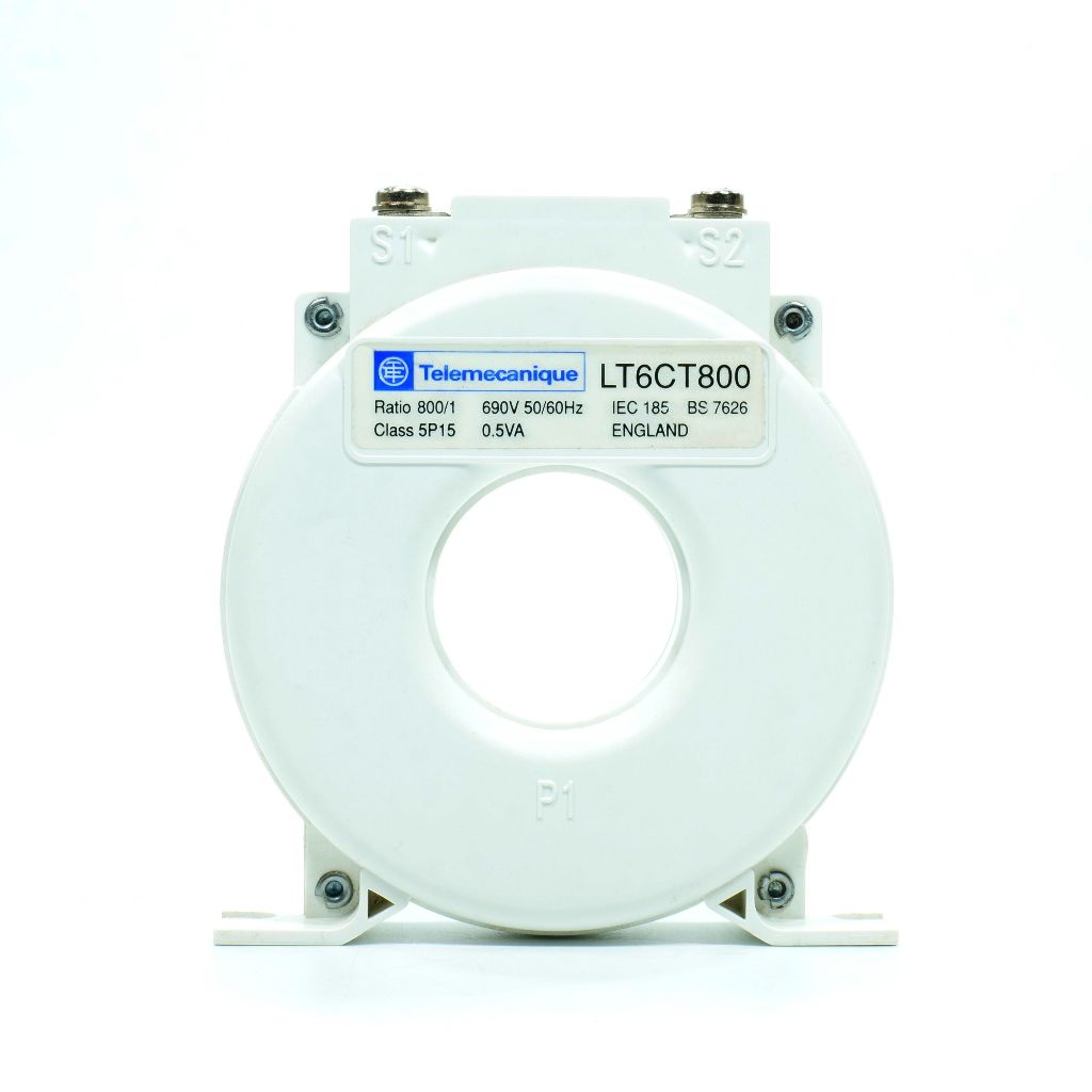 LT6CT800 Telemecanique LT6CT800 Current transformer, TeSys LT6, 800:1, class 5P15 accuracy