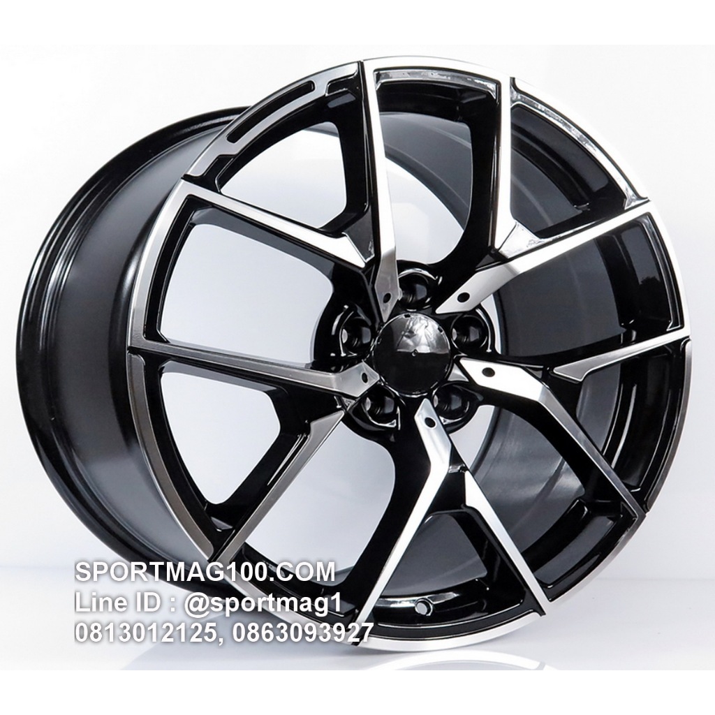 ล้อแม็กซ์ Amg F1 ขอบ19นิ้ว 5รู112 สีดำหน้าเงา หน้า8นิ้ว หลัง9นิ้ว Offset30/35 [22218]