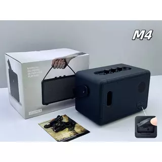 ลำโพงบลูทูธไร้สาย รุ่น M4 เสียงดีมาก เบสแน่น เสียงนุ่ม ดีไซส์สวย ปรับเสียงเบส/แหลมได้