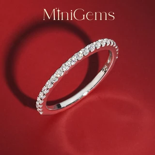MiniGems แหวน เงินแท้ 92.5 เพชรสวิส(CZ) แหวนคู่ แหวนแต่งงาน แหวนผู้หญิง แหวนผู้ชาย 05982