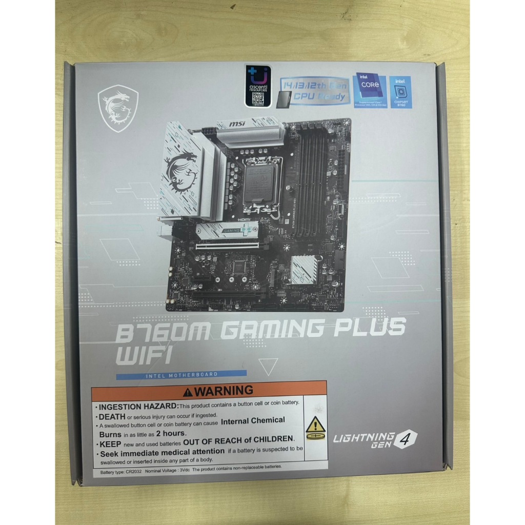 MSI B760M GAMING PLUS WIFI DDR5 [มือสอง]