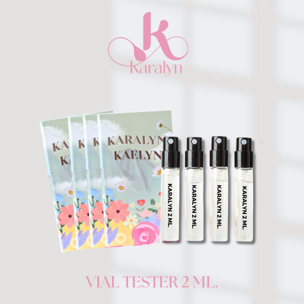 KARALYN VIAL TESTER น้ำหอม KAELYN  EDP น้ำหอมผู้หญิง น้ำหอมผู้ชาย   SAMPLE ขนาดทดลอง 2 ml.