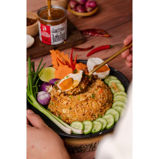 (โปรโมชั่น 2กป.+ส่งฟรี)ละเอียดละออ น้ำพริกเผาไข่เค็ม 200g. คุ้มกว่า ประหยัดสุด