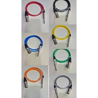 สายCanareL-2T2S+หัวแจ็คXlrผู้+Phone NeutrikสายสัญญาณเสียงSte…