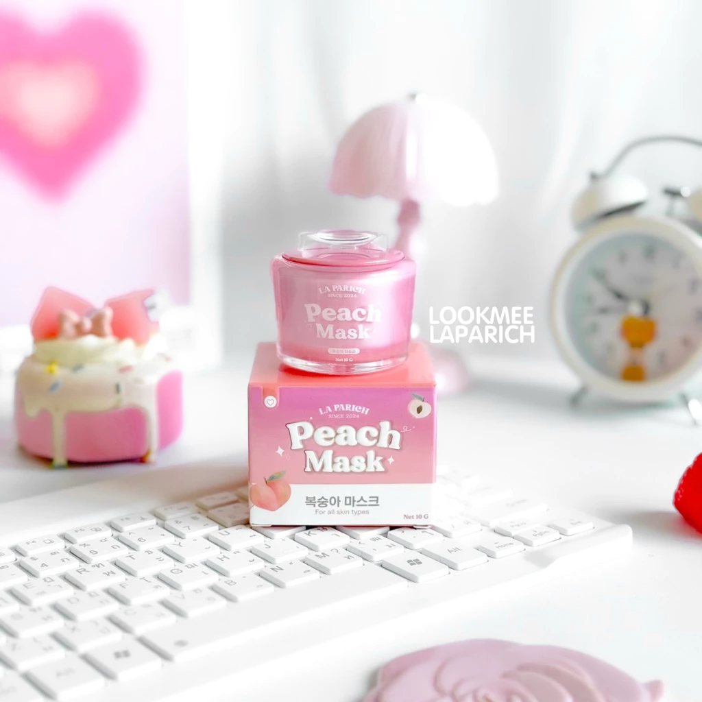 (10กรัม) LA PARICH PEACH MASK (มาส์กพีชลาปาริช) สกินแคร์ ผิวหน้า (เจ้าของแบรนด์) thumbnail 3
