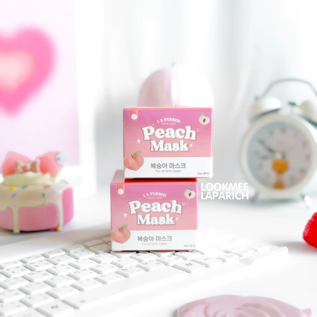 (10กรัม) LA PARICH PEACH MASK (มาส์กพีชลาปาริช) สกินแคร์ ผิวหน้า (เจ้าของแบรนด์) thumbnail 8