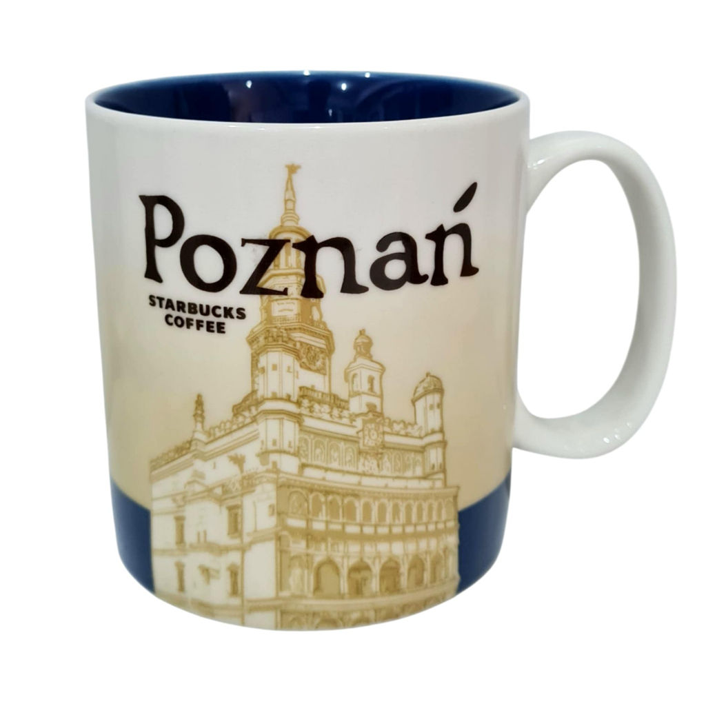 Starbucks icon mugs ของแท้ และใหม่  ขนาด 16 oz. 🎁 NO SKU 🎁POZNAN  รุ่น Collectors Series ( ชื่อเมือง