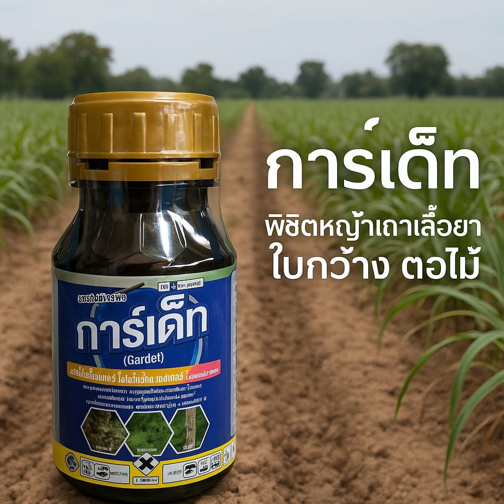 การ์เด็ท สารกำจัดวัชพืชใบกว้างเถาเลื้อย ตอไม้วัชพืชใบกว้างดื้อยาทุกชนิด