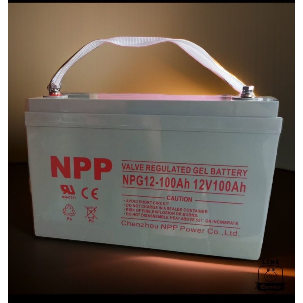 แบตเตอรี่NPP12v100Ah