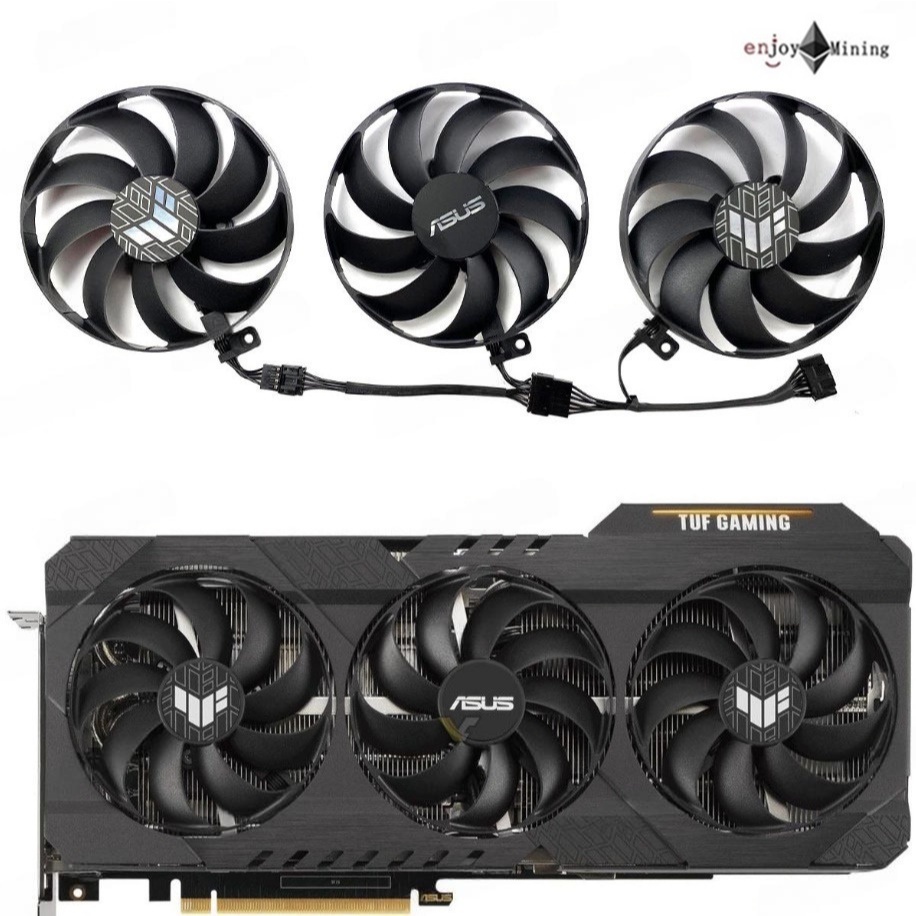 พัดลมการ์ดจอ ASUS RTX 3090 3080 3070 3060 TUF GAMING graphics card fan CF9010U12D