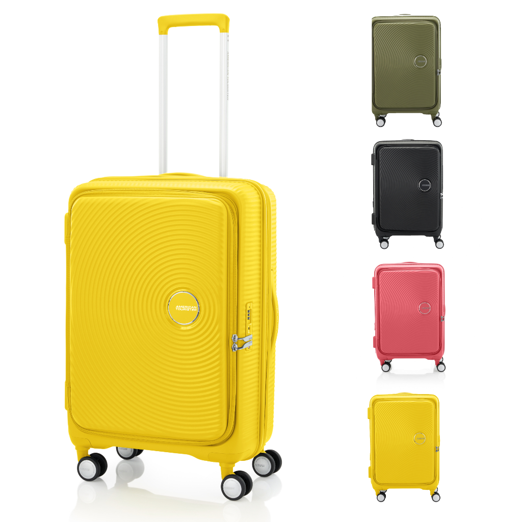AMERICAN TOURISTER กระเป๋าเดินทางล้อลาก (25นิ้ว) รุ่น CURIO Book Open SPINNER 68/25 EXP TSA BO
