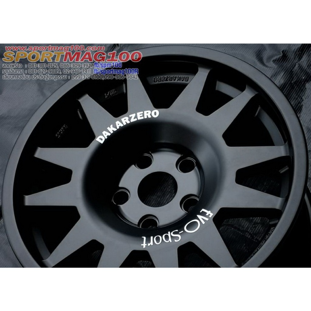 ล้อแม็กซ์ Kspeed EVO Cross 2542 ขอบ15นิ้ว 5รู114 สีดำด้าน กว้าง7.5นิ้ว Offset35 [20574]