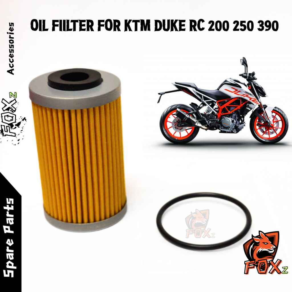 กรองน้ำมัน KTM สำหรับ  DUKE RC 200/250/390 ทุกปี
