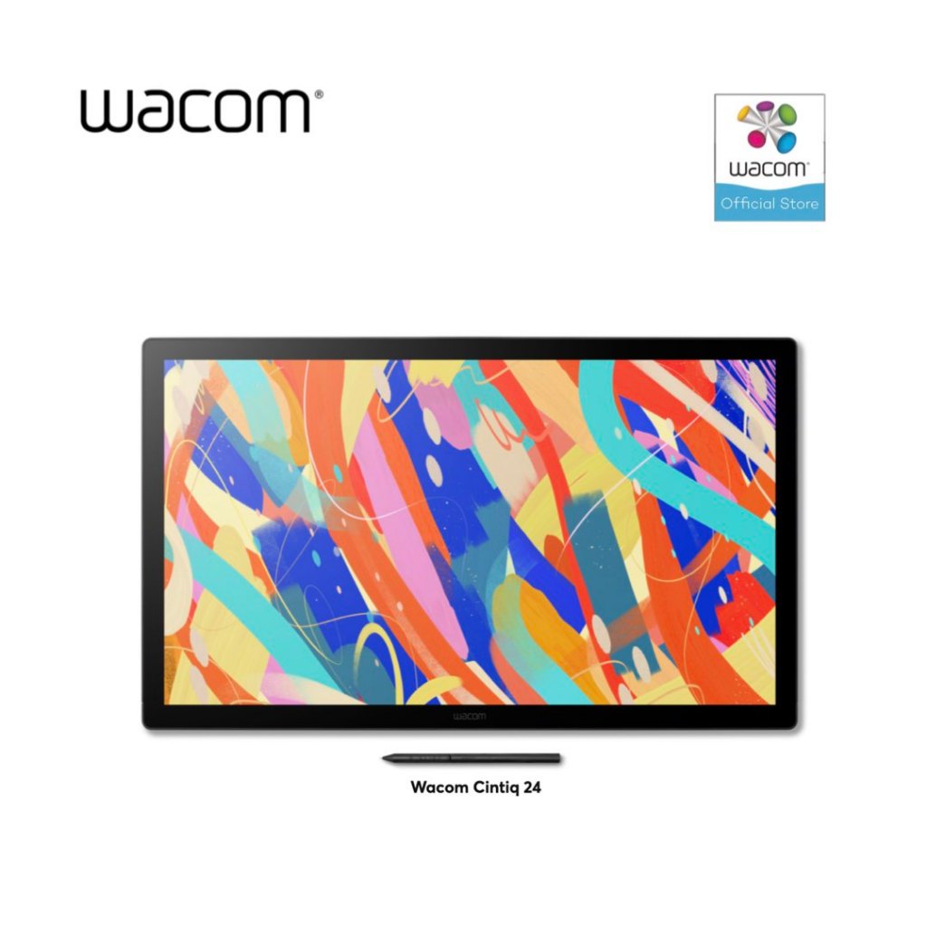 [New 2025] Wacom Cintiq 24 (DTK246) จอแสดงผลพร้อมปากกา สำหรับวาดภาพกราฟฟิก