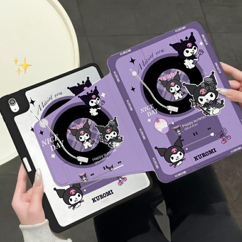 🚀จัดส่งทันที🚀เคสไอแพด การหมุน 360 องศา Coulomi Gen12 Air7/6 11 Air5/4 Gen11 Gen9/8/7 Sanrio เคสไอแพด