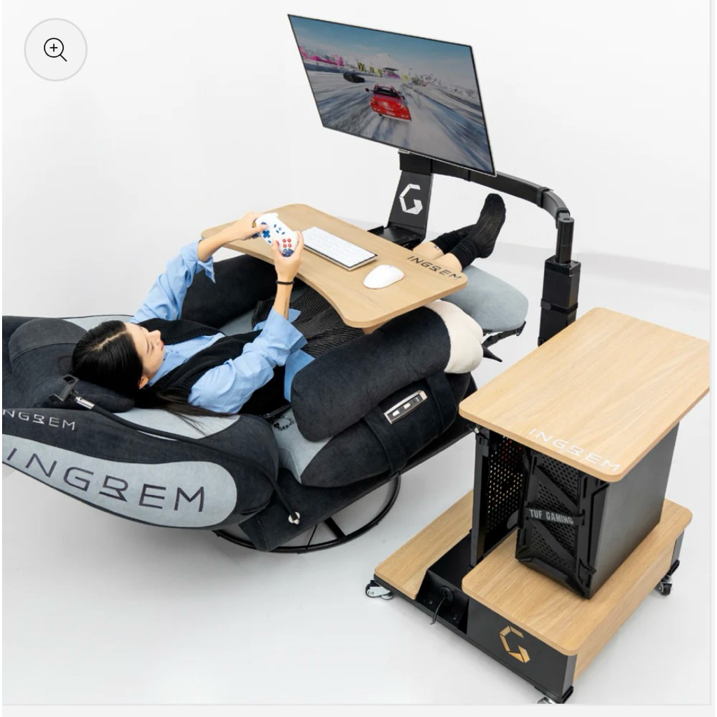 INGREM Floating Table (โต๊ะแบบลอย) สำหรับเกมเมอร์ ระบบไฟฟ้าปรับได้ต่ำสุด 56 CM