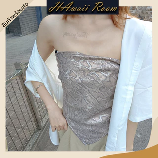 hawaiiroom ผ้าคลุมหัวแบบเงา Glossy ผ้าพันคอ ผ้าพันศีรษะ ขนาด 60x60 cm