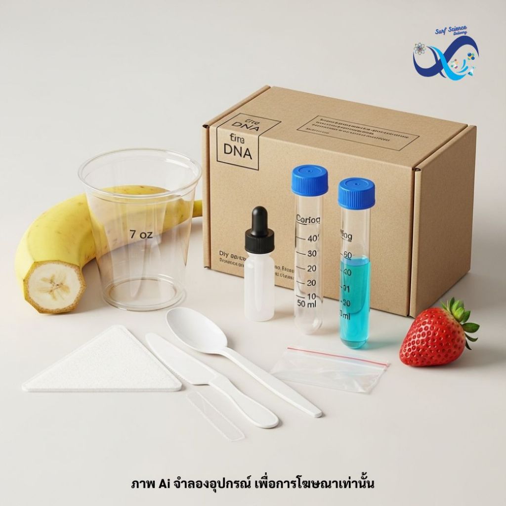 DNA Fruit Lab ชุดทดลองสกัด DNA จากผลไม้  และชุดวิทยาศาสตร์สำหรับเด็ก เสริมการเรียนรู้ STEM ของเล่นเส