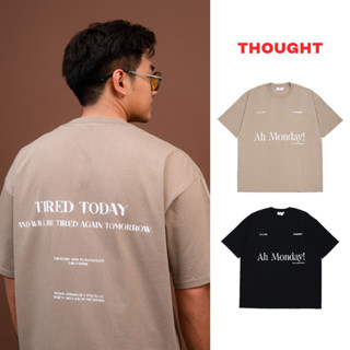 THOUGHT - เสื้อยืด Oversized รุ่น Ah Monday! เสื้อยืดคอแคบ ไ…