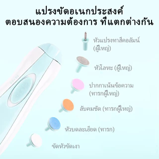 ที่ลับเล็บไฟฟ้าสำหรับเด็ก กรรไกรตัดเล็บไฟฟ้า แบบเงียบพิเศษ สำหรับทารกแรกเกิด ป้องกันการหนีบมือ