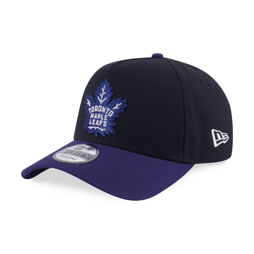 New Era หมวกรุ่น Toronto Maple Leafs Nhl Team Logo 2-Tone Light Navy Visor Black 9Forty Af Cap