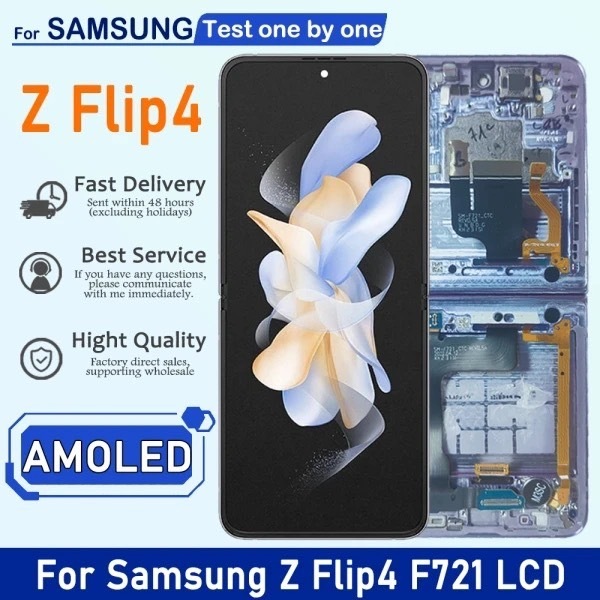 จอชุด samsung Z Flip4 หน้าจอ จอ + ทัช ซัมซุง กาแลคซี่ Z Flip4 Lcd Screen Display Touch samsung Z Fli
