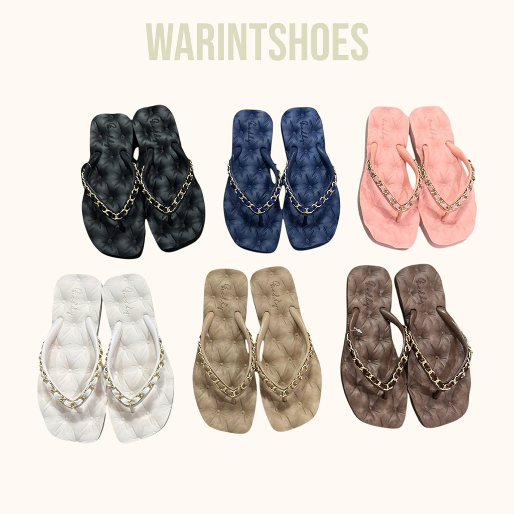 รองเท้าแตะโซ่พื้นโซฟา06 ✨มาใหม่ gooddyพื้นนิ่ม ใส่สบายเท้า ไม่ลื่น สินค้าพร้อมส่งค่ะ