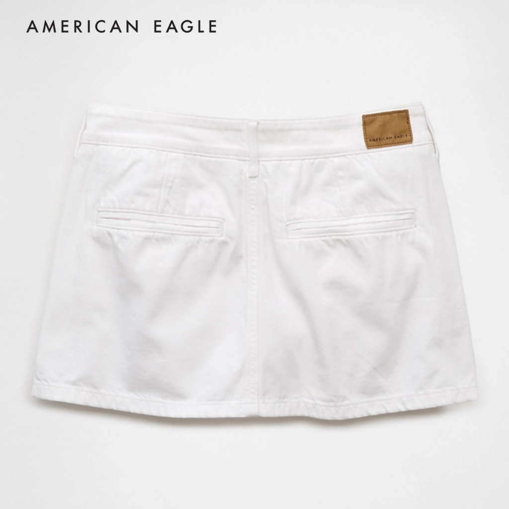 American Eagle Strigid Low-Rise Denim Trouser Micro Skort กระโปรงกางเกง ผู้หญิง เดนิม (NWSS 031-5125-100) - รูปที่ 3