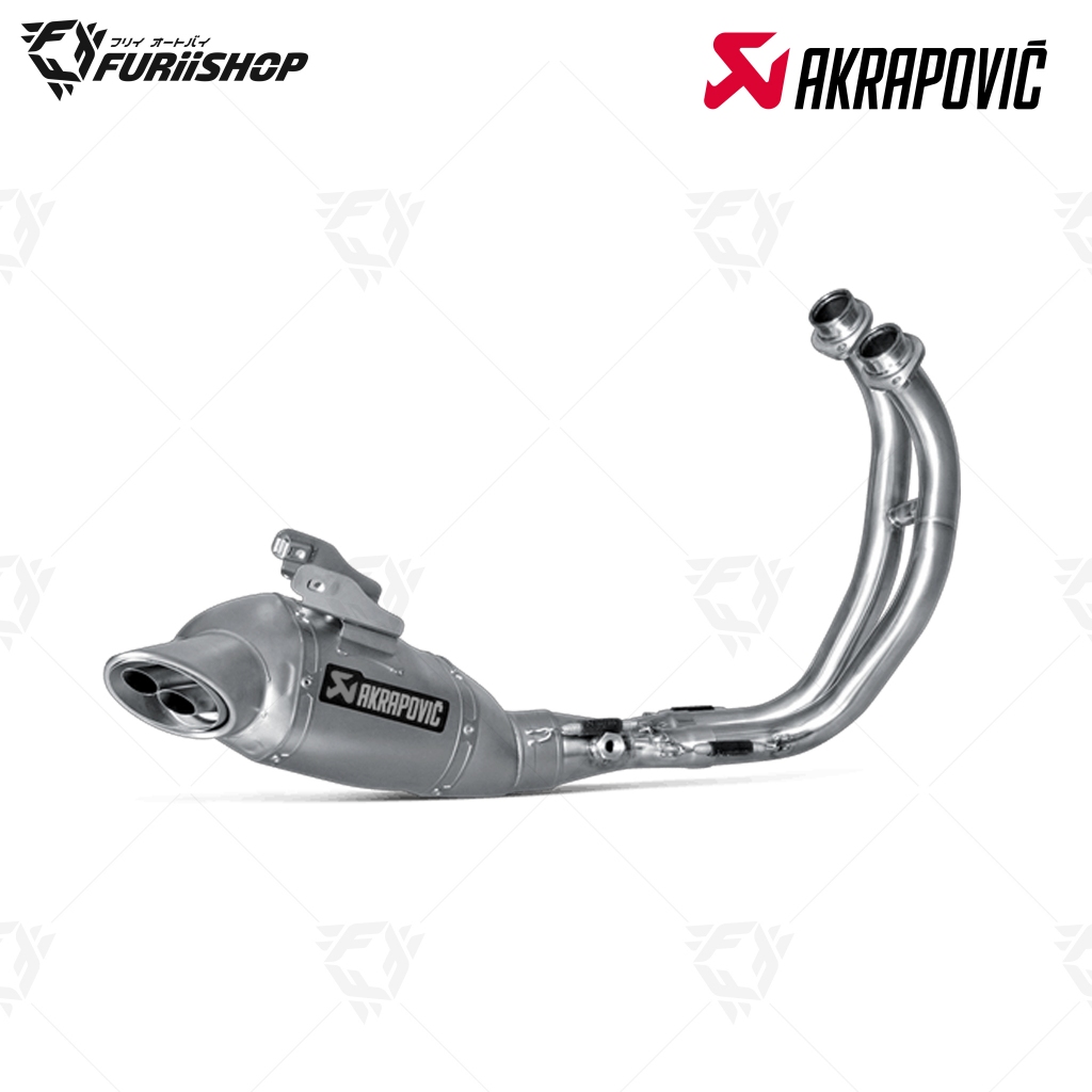 ท่อสูตร/ท่อแต่ง/ท่อไอเสีย Akrapovic Titanium 2-2-1 Aluminium Logo Limited  : for Yamaha XSR700 2017-