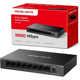 MERCUSYS (MS108GS) 8-Port Gigabit Desktop Switch 10/100/1000 Mbps
