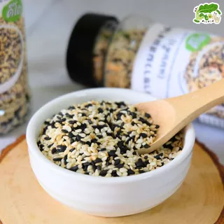 งาคั่วคีโต งาสำหรับโรยอาหาร Roasted sesame seeds