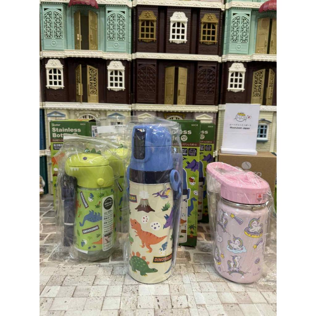 พร้อมส่ง ราคาพิเศษ‼️กระติกน้ำสุดน่ารักแบรนด์ SKATER & SANTECO SOLUND ✨ มือ1 ใหม่ แท้💯% จากญี่ปุ่น🎌