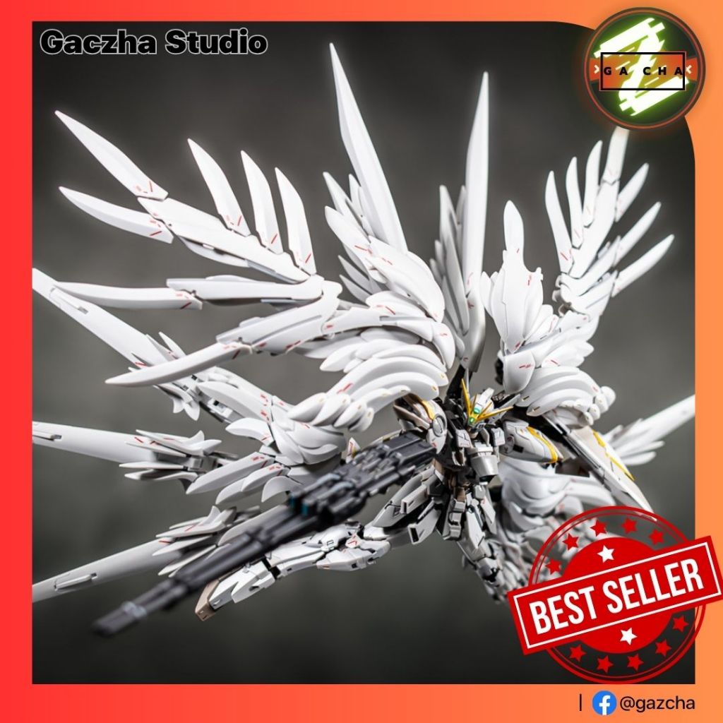 [INSTOCK] MG 1/100 (8827) Wing Show White Prelude