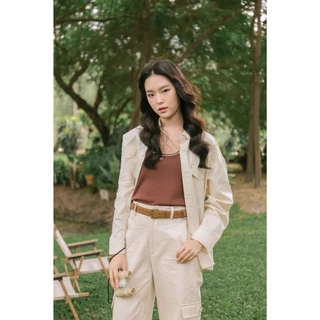 avo sunbeam tank top เสื้อกล้ามผ้าไหมพรม รุ่นนี้แนะนำให้เก็บติดตู้สุดๆค่า