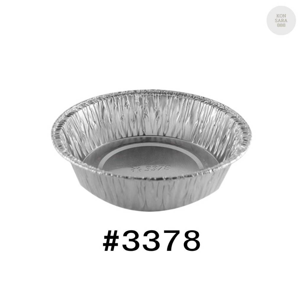 ถาดฟอยล์ ถ้วยฟอยล์สตาร์โปรดักส์ 3378-P พร้อมฝา 10 ชิ้น 003129
