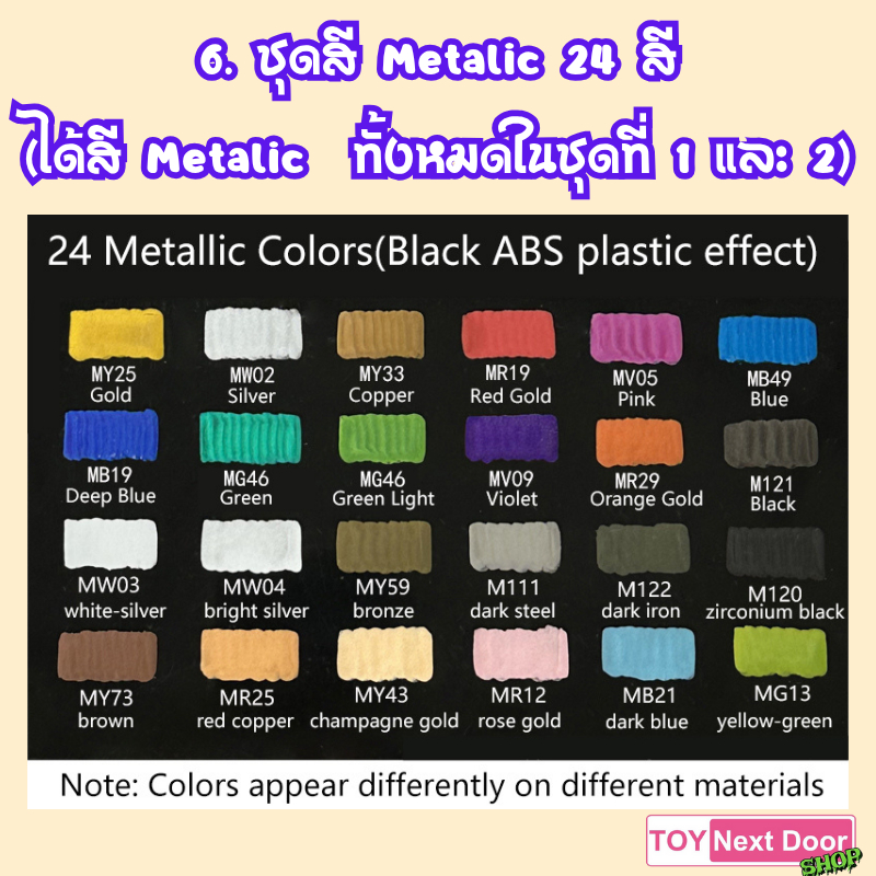 พร้อมส่งจากไทย มีรับประกัน เคลมได้ ตัวแทนจำหน่าย Doloha : Acrylic Marker สูตรน้ำ สำหรับทำโมเดล หุ่นยนต์ ไม่มีกลิ่น รูปที่ 5