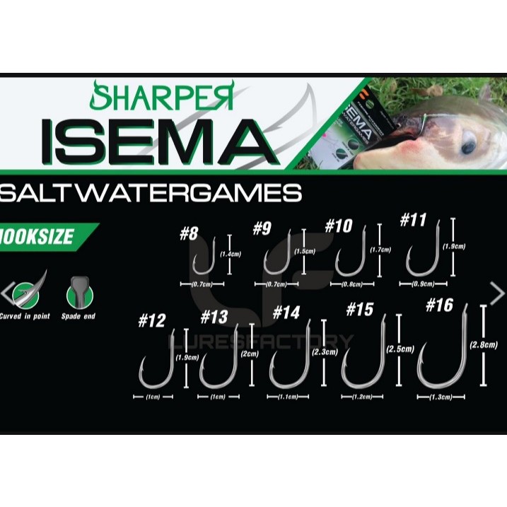 ตาเบ็ด ISEMA Salt Water Games By LF Lure Factory