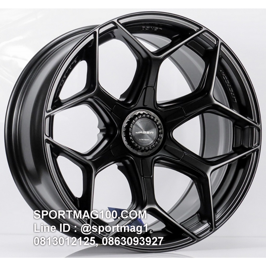 ล้อแม็กซ์ Lenso Vamos6 LITETECH+ขอบ18นิ้ว 6รู139 สีดำด้าน กว้าง9นิ้ว Offset15 [22213]